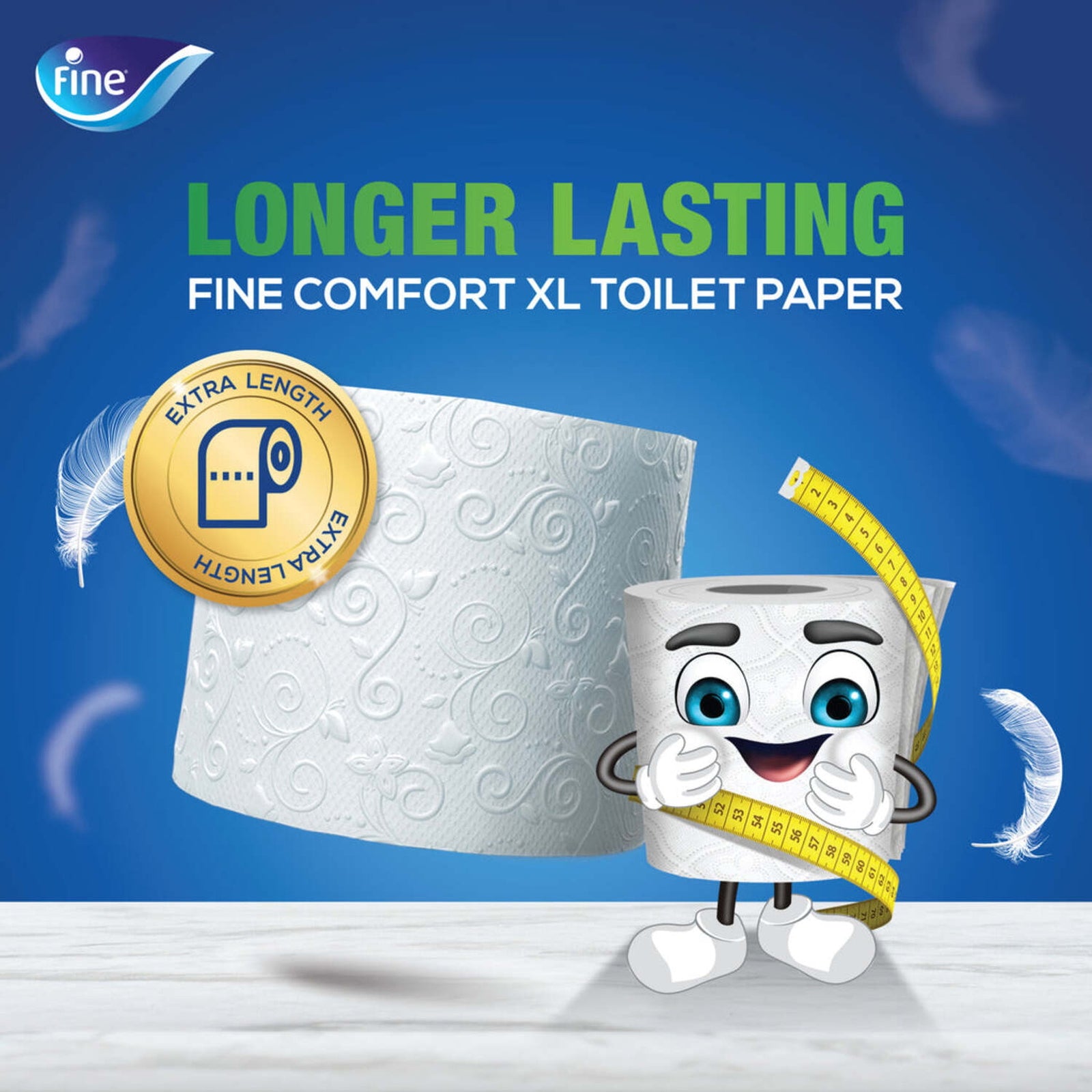 GETIT.QA- Qatar’s Best Online Shopping Website offers FINE COMFORT XL TOILET PAPER 2PLY 20PCS at the lowest price in Qatar. Free Shipping & COD Available!