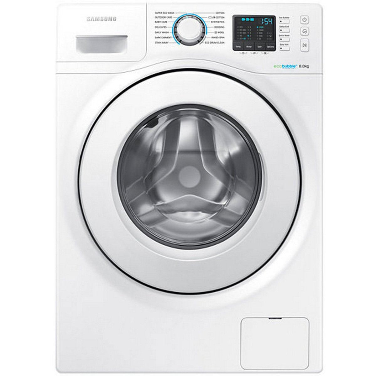 GETIT.QA- Qatar’s Best Online Shopping Website offers SAMSUNG FRONT LOAD WASHING MACHINE WW80H5290EW 8KG at the lowest price in Qatar. Free Shipping & COD Available!
