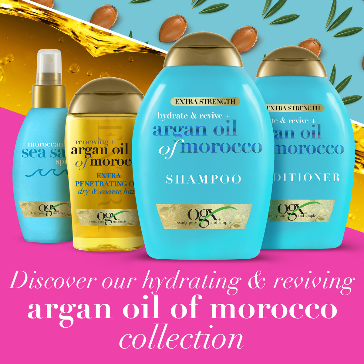 GETIT.QA- Qatar’s Best Online Shopping Website offers OGX SHAMPOO EXTRA STRENGTH + ARGAN OIL OF MOROCCO 385 ML at the lowest price in Qatar. Free Shipping & COD Available!