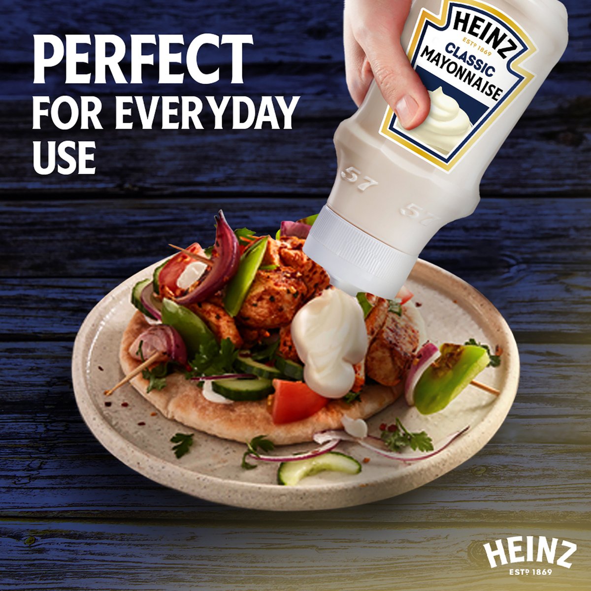 GETIT.QA- Qatar’s Best Online Shopping Website offers HEINZ CREAMY CLASSIC MAYONNAISE TOP DOWN SQUEEZY BOTTLE 600 ML at the lowest price in Qatar. Free Shipping & COD Available!