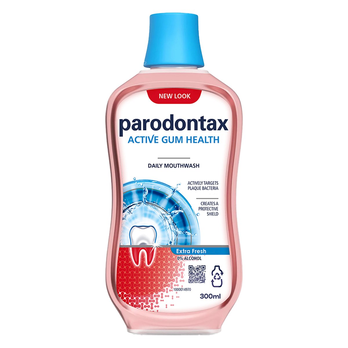 GETIT.QA- Qatar’s Best Online Shopping Website offers PARODONTAX ACTIVE GUM HEALTH EXTRA FRESH DAILY MOUTHWASH 300 ML at the lowest price in Qatar. Free Shipping & COD Available!