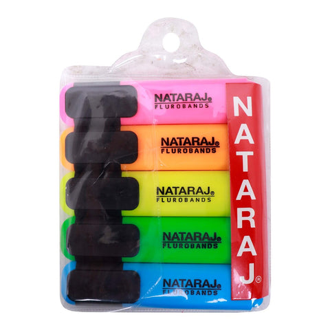 GETIT.QA- Qatar’s Best Online Shopping Website offers NATARAJ FLUROBANDS HIGHLIGHTER, 5PCS at the lowest price in Qatar. Free Shipping & COD Available!