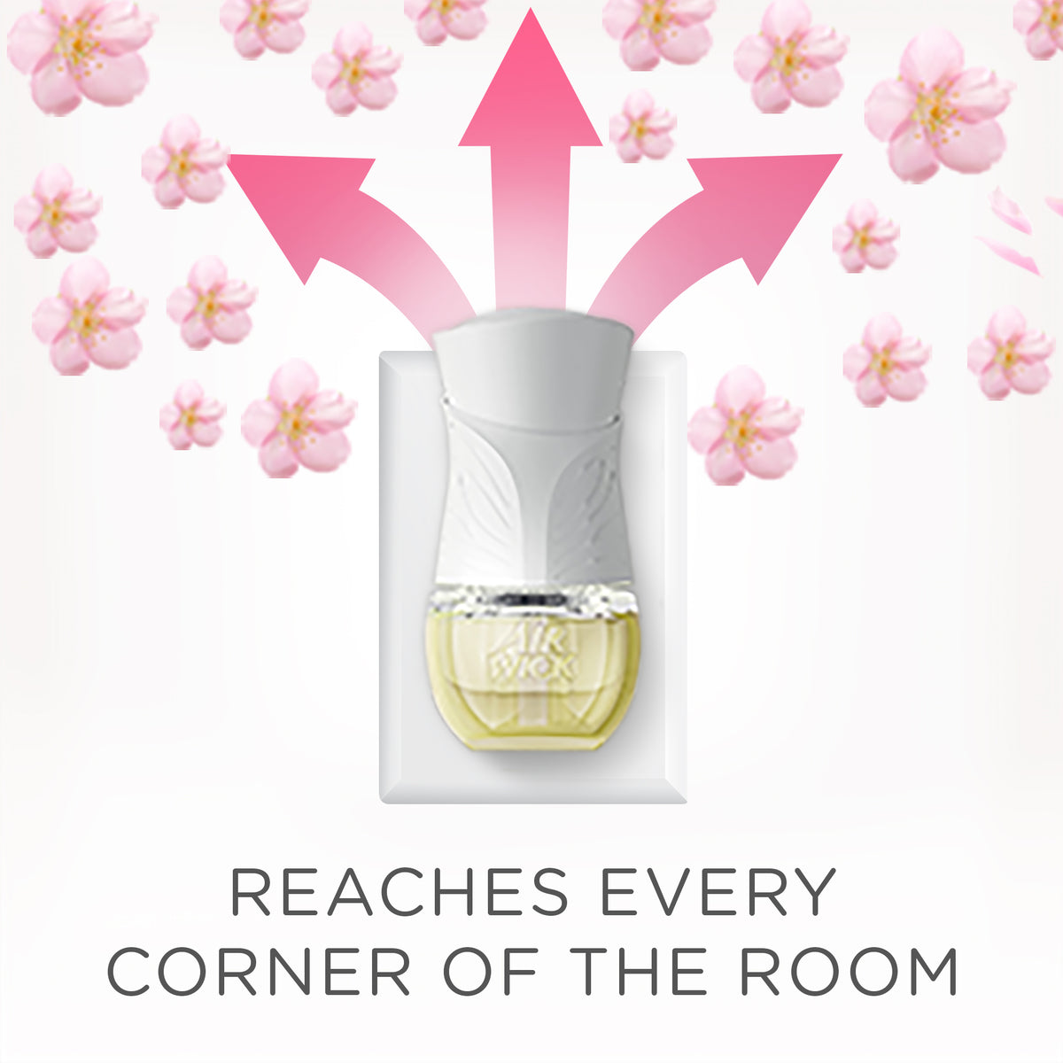 GETIT.QA- Qatar’s Best Online Shopping Website offers AIRWICK PLUG-IN SCENTED OIL FRAGRANCE DIFFUSER WITH REFILL CHERRY BLOSSOM 19 ML
 at the lowest price in Qatar. Free Shipping & COD Available!
