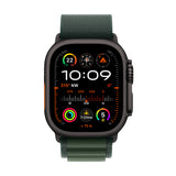 GETIT.QA- Qatar’s Best Online Shopping Website offers PRE-ORDER APPLE WATCH ULTRA 2 GPS + CELLULAR, 49 MM BLACK TITANIUM CASE WITH DARK GREEN ALPINE LOOP - LARGE at the lowest price in Qatar. Free Shipping & COD Available!