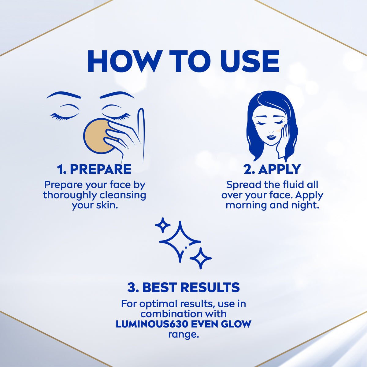 GETIT.QA- Qatar’s Best Online Shopping Website offers NIVEA FACE DAY FLUID LUMINOUS630 EVEN GLOW SPF50 40 ML at the lowest price in Qatar. Free Shipping & COD Available!