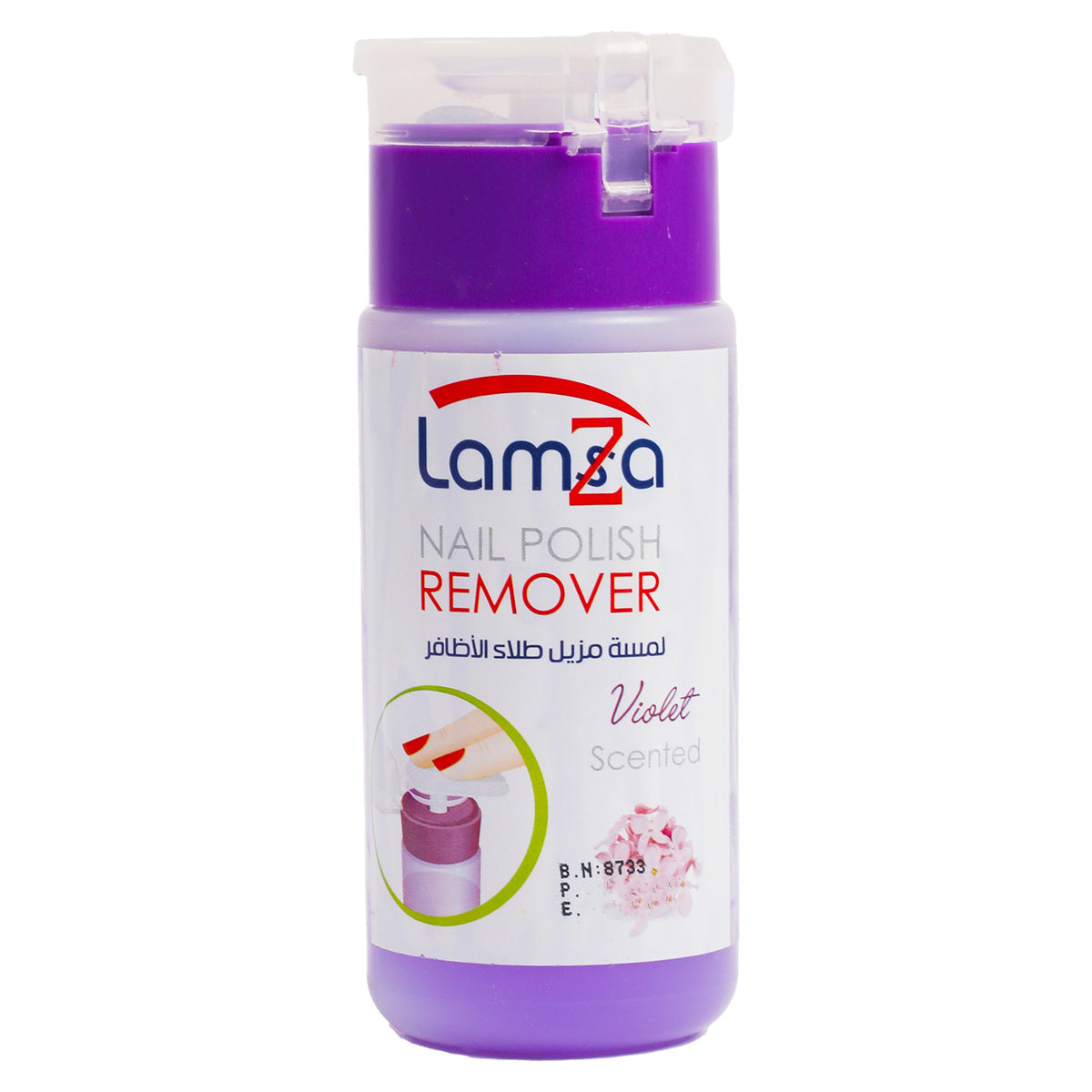 GETIT.QA- Qatar’s Best Online Shopping Website offers LAMSA VIOLET SCENTED NAIL POLISH REMOVER 100 ML at the lowest price in Qatar. Free Shipping & COD Available!