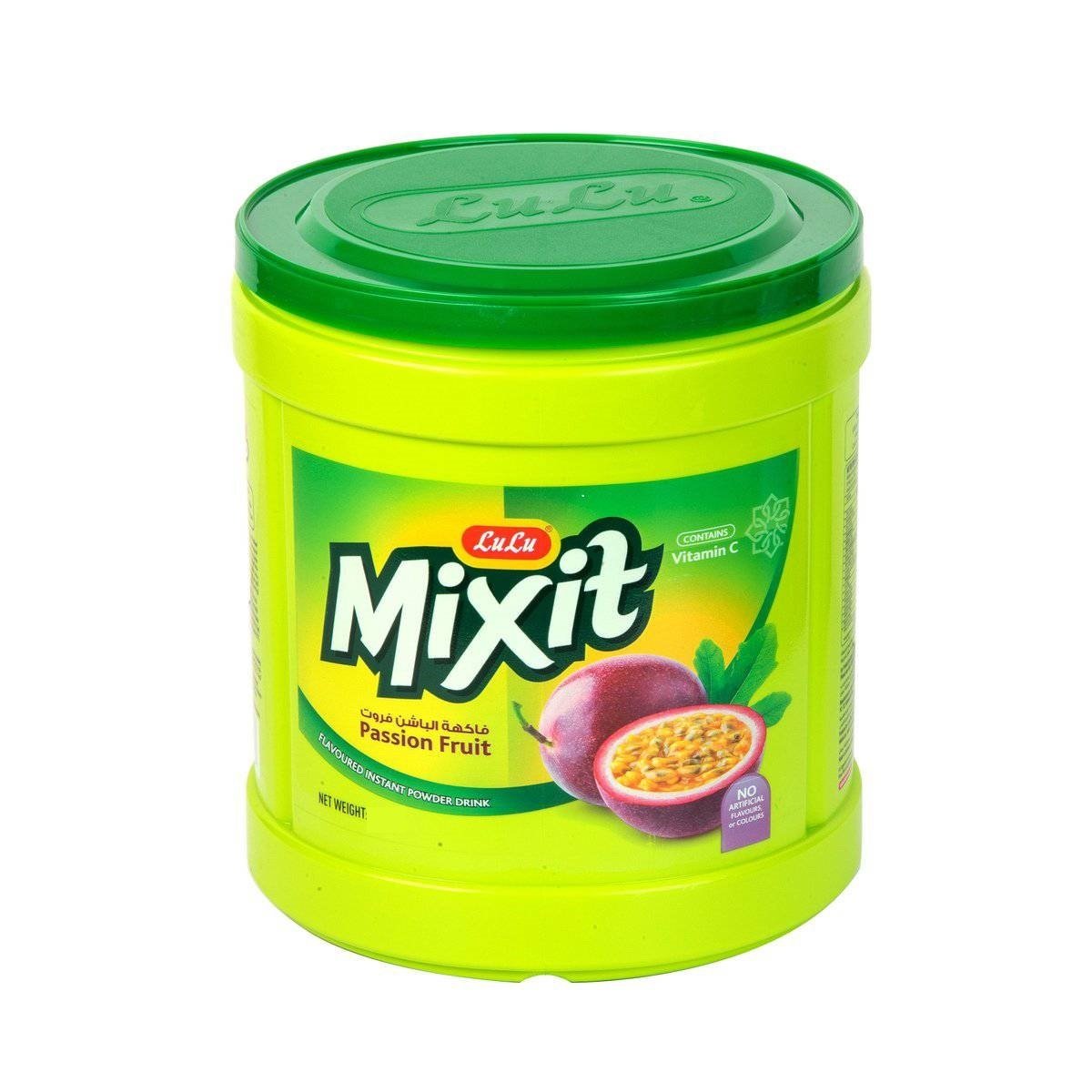 GETIT.QA- Qatar’s Best Online Shopping Website offers LULU MIXIT PASSION FRUIT FLAVOURED INSTANT POWDERED DRINK 2 KG
 at the lowest price in Qatar. Free Shipping & COD Available!