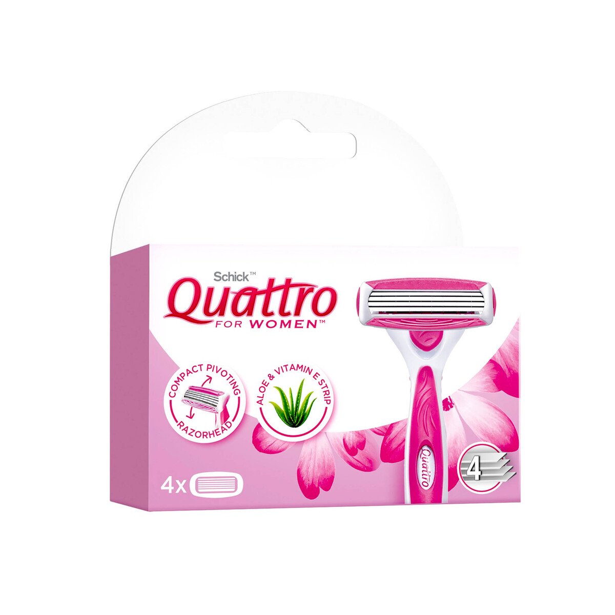GETIT.QA- Qatar’s Best Online Shopping Website offers SCHICK QUATTRO ULTRA SMOOTH FOR WOMAN 4 CARTRIDGE at the lowest price in Qatar. Free Shipping & COD Available!
