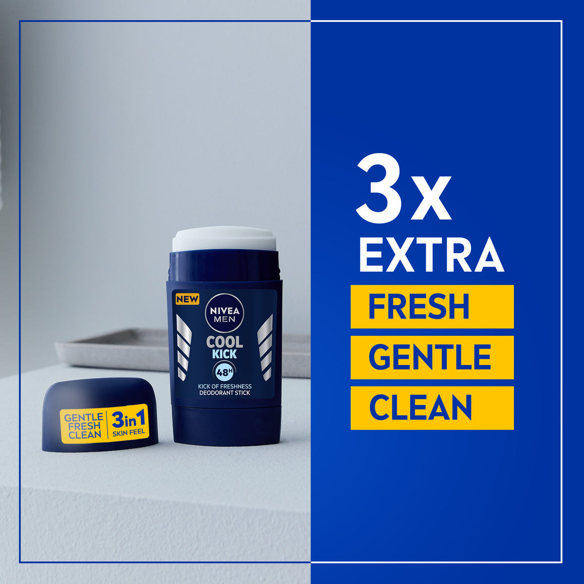 GETIT.QA- Qatar’s Best Online Shopping Website offers NIVEA MEN DEODORANT STICK COOL KICK 50 ML at the lowest price in Qatar. Free Shipping & COD Available!