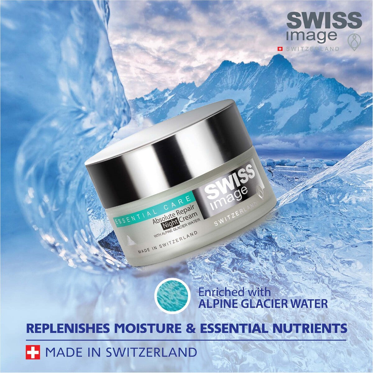 GETIT.QA- Qatar’s Best Online Shopping Website offers SWISS IMAGE ESSENTIAL CARE ABSOLUTE REPAIR NIGHT CREAM 50 ML at the lowest price in Qatar. Free Shipping & COD Available!