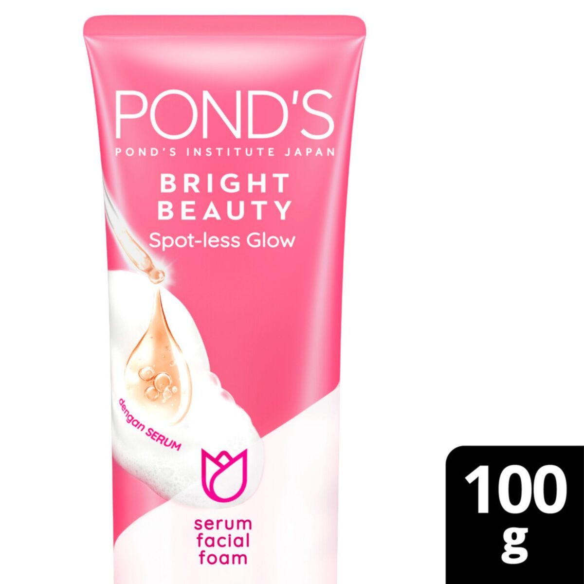 GETIT.QA- Qatar’s Best Online Shopping Website offers POND€™S BRIGHT BEAUTY SPOTLESS GLOW SERUM FACIAL FOAM 100 G at the lowest price in Qatar. Free Shipping & COD Available!