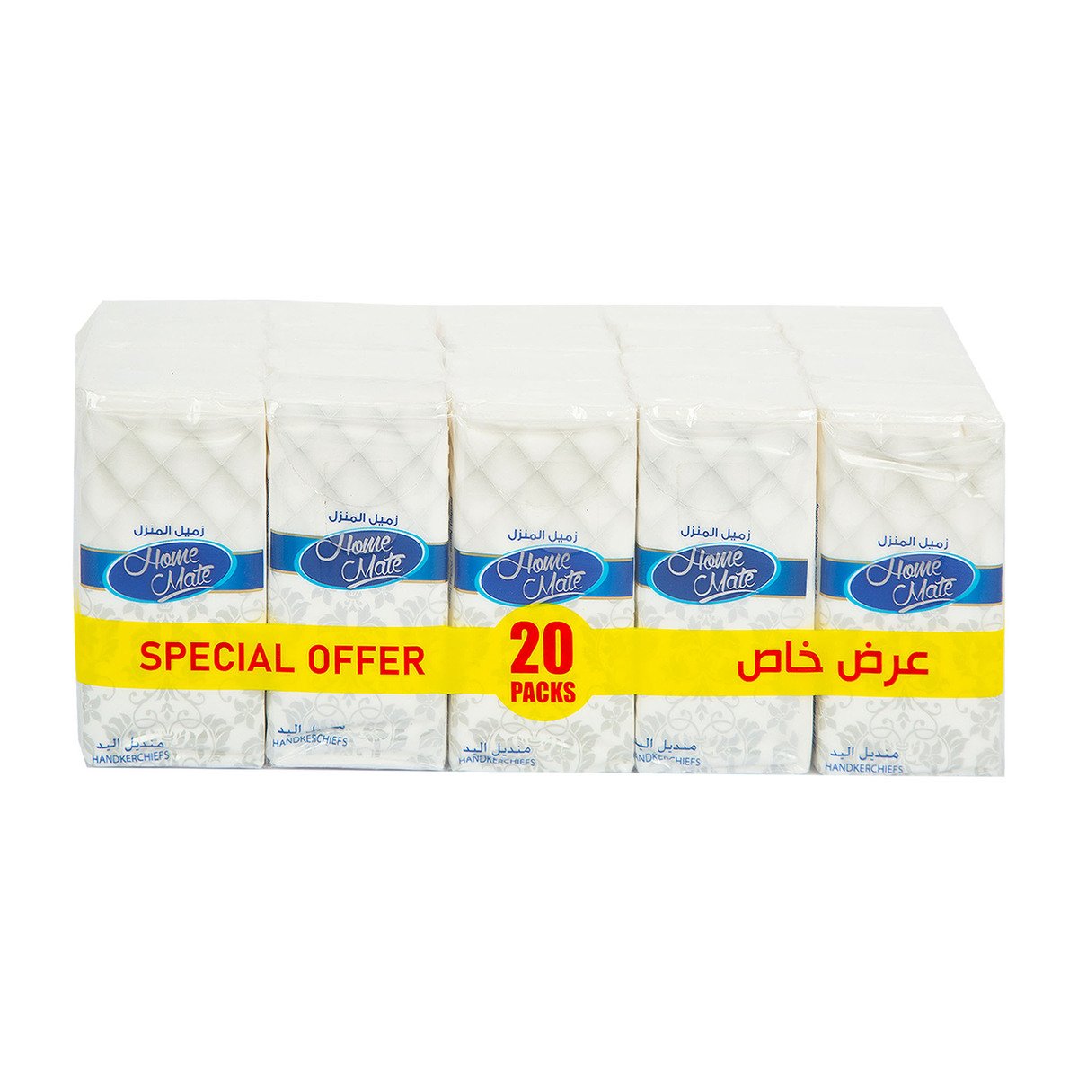 GETIT.QA- Qatar’s Best Online Shopping Website offers HOME MATE POCKET TISSUE 20 X 10 SHEETS at the lowest price in Qatar. Free Shipping & COD Available!