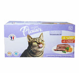 GETIT.QA- Qatar’s Best Online Shopping Website offers PLAISIR ADULT CAT FOOD TURKEY AND CHICKEN PATE 4 X 100 G
 at the lowest price in Qatar. Free Shipping & COD Available!