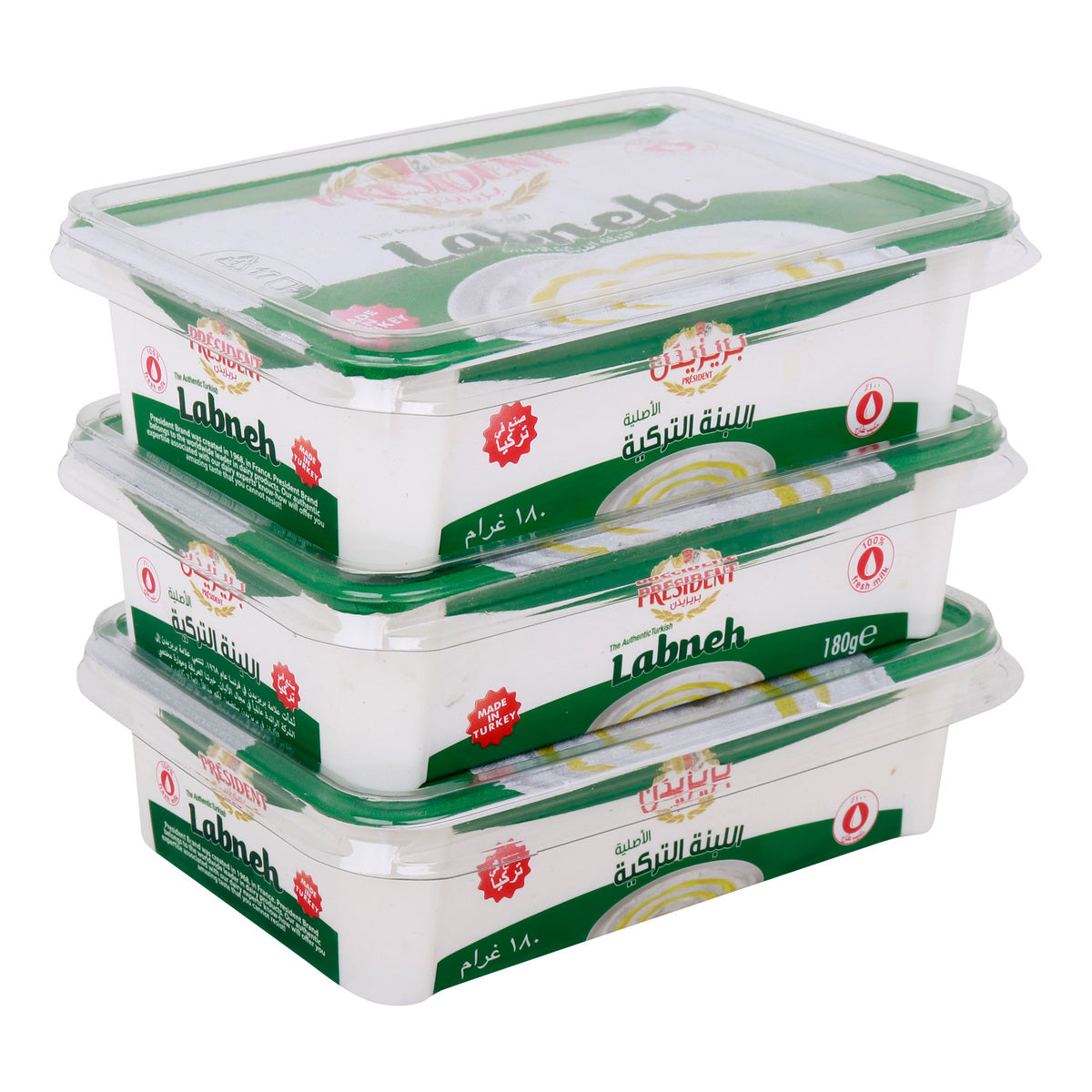 GETIT.QA- Qatar’s Best Online Shopping Website offers PRESIDENT LABNEH 180G 3S PO at the lowest price in Qatar. Free Shipping & COD Available!