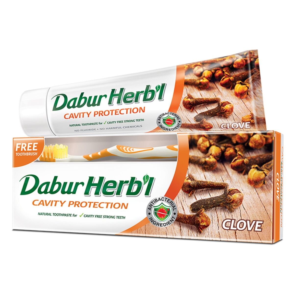 GETIT.QA- Qatar’s Best Online Shopping Website offers DABUR HERBAL CAVITY PROTECTION CLOVE TOOTHPASTE 150 G at the lowest price in Qatar. Free Shipping & COD Available!