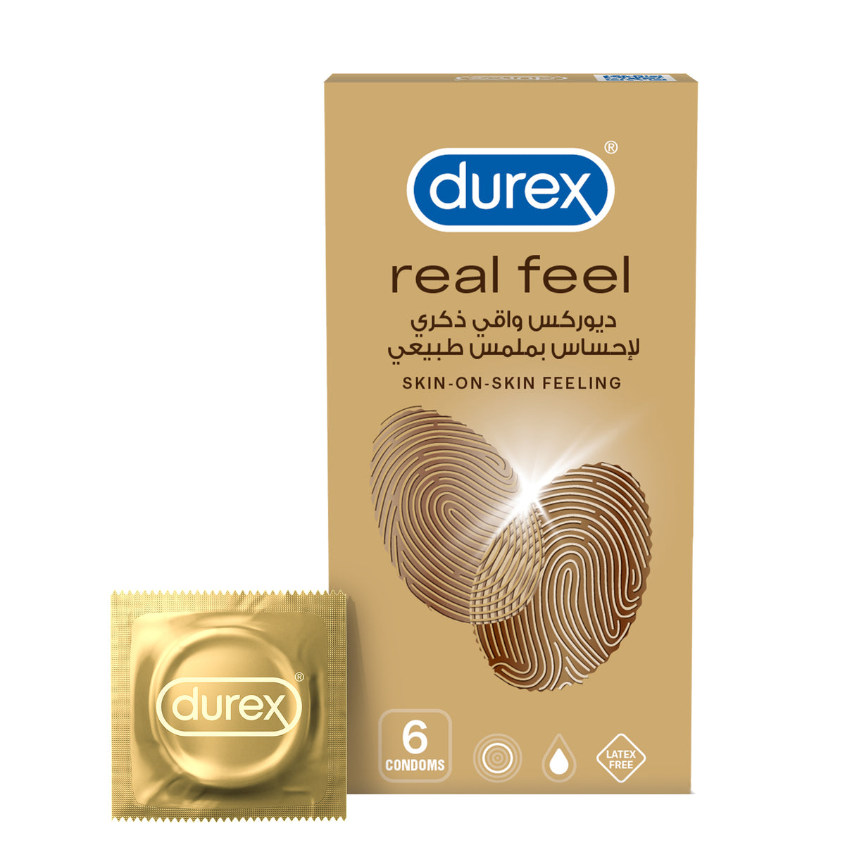 GETIT.QA- Qatar’s Best Online Shopping Website offers DUREX REAL FEEL CONDOM 6 PCS at the lowest price in Qatar. Free Shipping & COD Available!