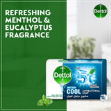 GETIT.QA- Qatar’s Best Online Shopping Website offers DETTOL INSTANT COOL ANTI-BACTERIAL BATHING SOAP BAR MENTHOL AND EUCALYPTUS FRAGRANCE 120 G at the lowest price in Qatar. Free Shipping & COD Available!