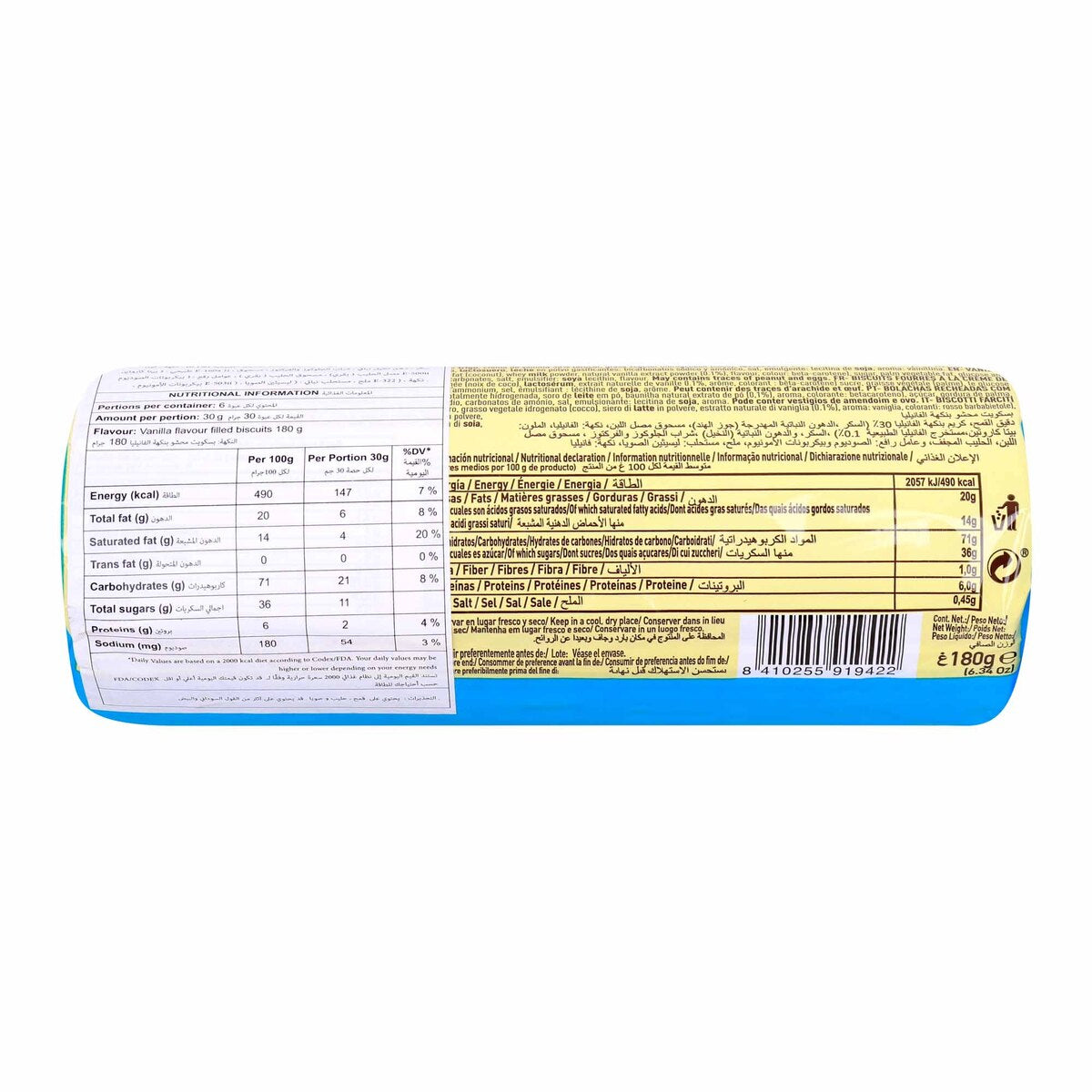 GETIT.QA- Qatar’s Best Online Shopping Website offers ELGORIAGA FIL.BISCT VANLA 180G at the lowest price in Qatar. Free Shipping & COD Available!