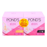 GETIT.QA- Qatar’s Best Online Shopping Website offers POND'S BRIGHT BEAUTY SERUM DAY CREAM SPF30 50 ML + NIGHT CREAM 50 ML at the lowest price in Qatar. Free Shipping & COD Available!