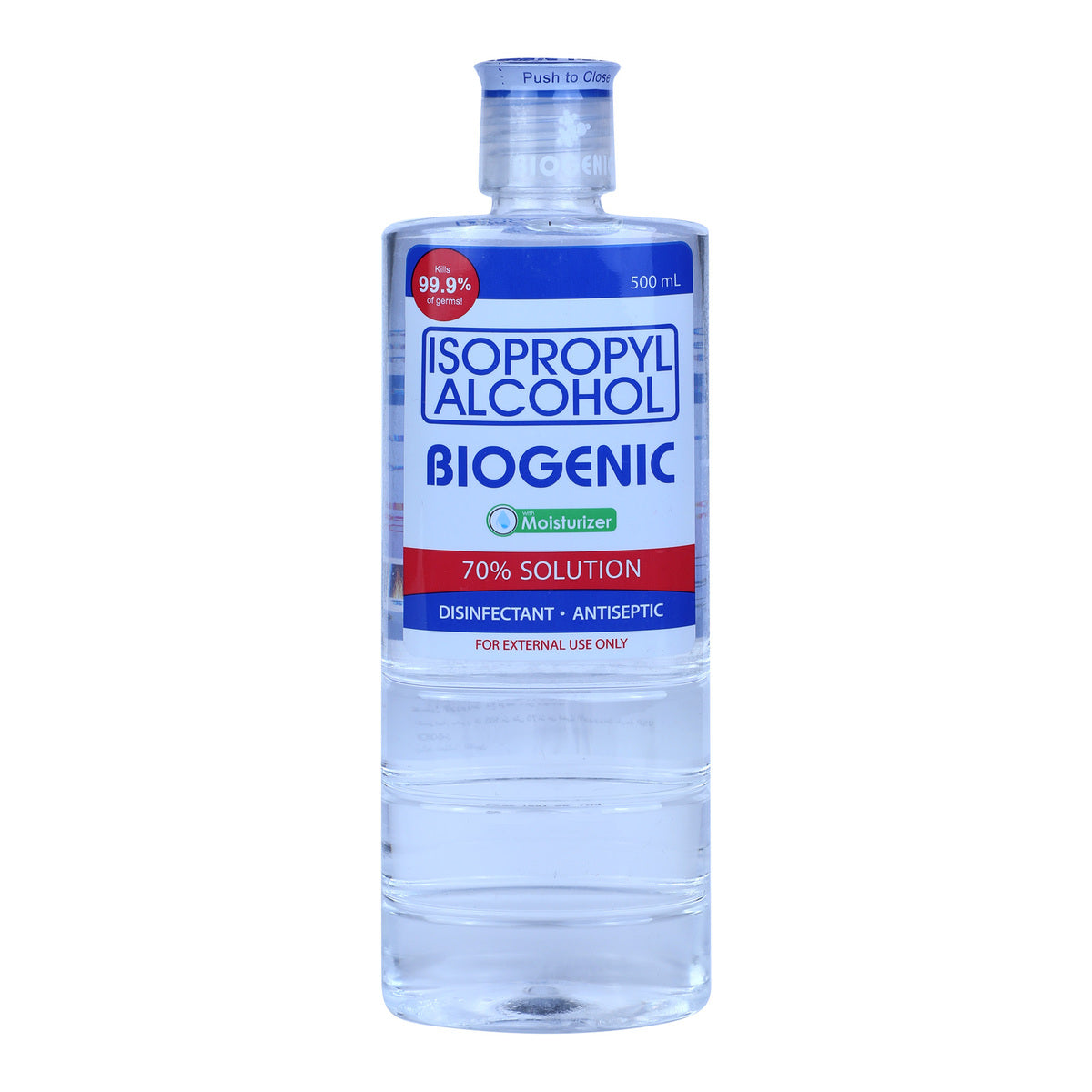 GETIT.QA- Qatar’s Best Online Shopping Website offers BIOGENIC ISOPROPYL ALCOHOL 70% SOLUTION 500 ML at the lowest price in Qatar. Free Shipping & COD Available!
