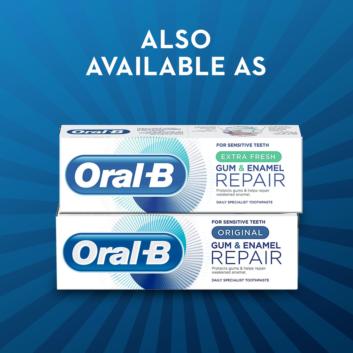 GETIT.QA- Qatar’s Best Online Shopping Website offers ORAL B GUM AND ENAMEL REPAIR ORIGINAL TOOTHPASTE 75 ML at the lowest price in Qatar. Free Shipping & COD Available!