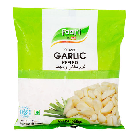 GETIT.QA- Qatar’s Best Online Shopping Website offers FAANI FROZEN GARLIC PEELED 250 G at the lowest price in Qatar. Free Shipping & COD Available!