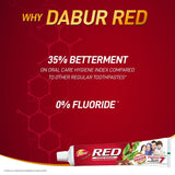 GETIT.QA- Qatar’s Best Online Shopping Website offers DABUR RED TOOTHPASTE VALUE PACK 2 X 200 G at the lowest price in Qatar. Free Shipping & COD Available!