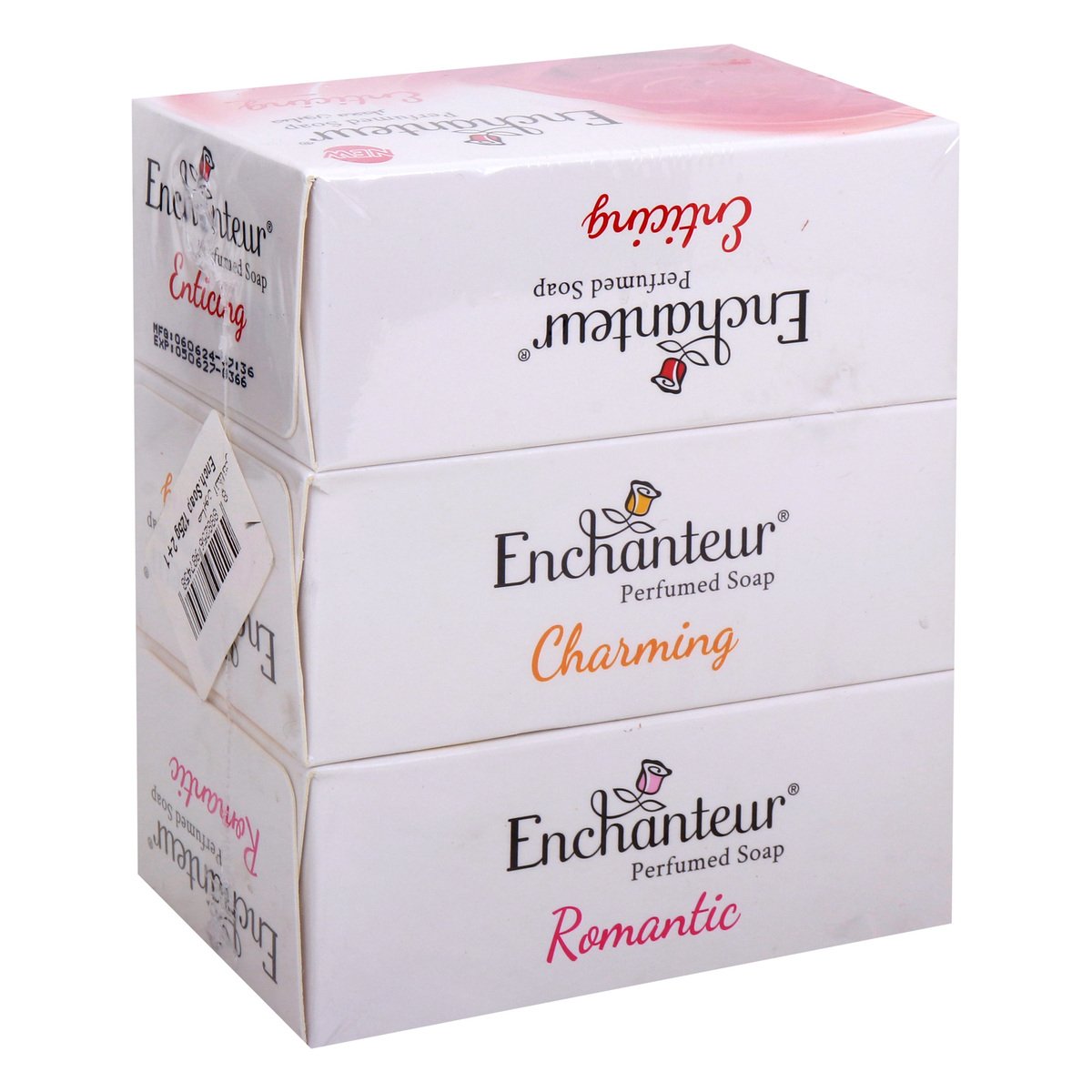 "GETIT.QA- Qatar’s Best Online Shopping Website offers ENCHANTEUR SOAP ASSORTED 125 G 2+1
 at the lowest price in Qatar. Free Shipping & COD Available!"
