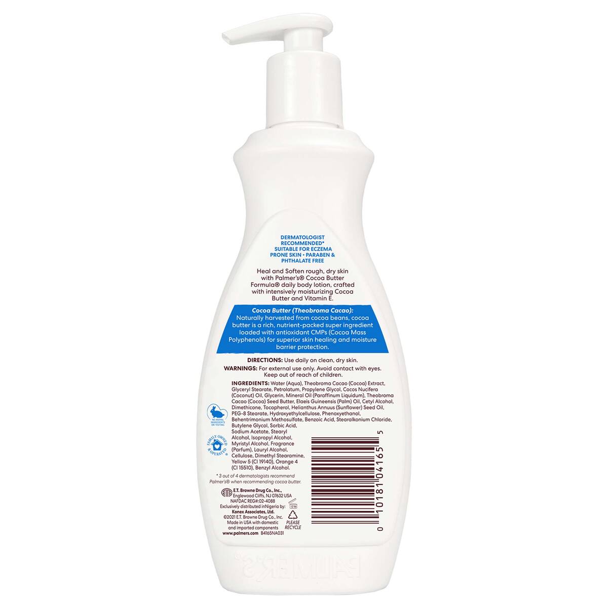 GETIT.QA- Qatar’s Best Online Shopping Website offers PALMER'S BODY LOTION COCOA BUTTER 400 ML at the lowest price in Qatar. Free Shipping & COD Available!