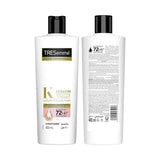 GETIT.QA- Qatar’s Best Online Shopping Website offers TRESEMME SMOOTH & STRAIGHT KERATIN SHAMPOO 400 ML + CONDITIONER 400 ML at the lowest price in Qatar. Free Shipping & COD Available!