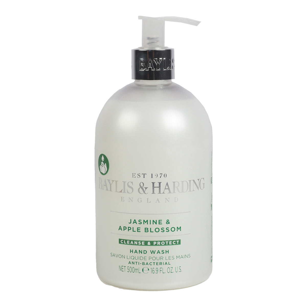 GETIT.QA- Qatar’s Best Online Shopping Website offers BAYLIS & HARDING SIGNATURE JASMINE & APPLE BLOSSOM ANTI-BACTERIAL HAND WASH 500 ML at the lowest price in Qatar. Free Shipping & COD Available!