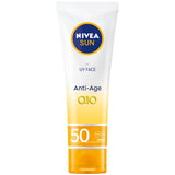 GETIT.QA- Qatar’s Best Online Shopping Website offers NIVEA SUN FACE CREAM UV ANTI-AGE SUNSCREEN SPF50 TUBE 50 ML at the lowest price in Qatar. Free Shipping & COD Available!