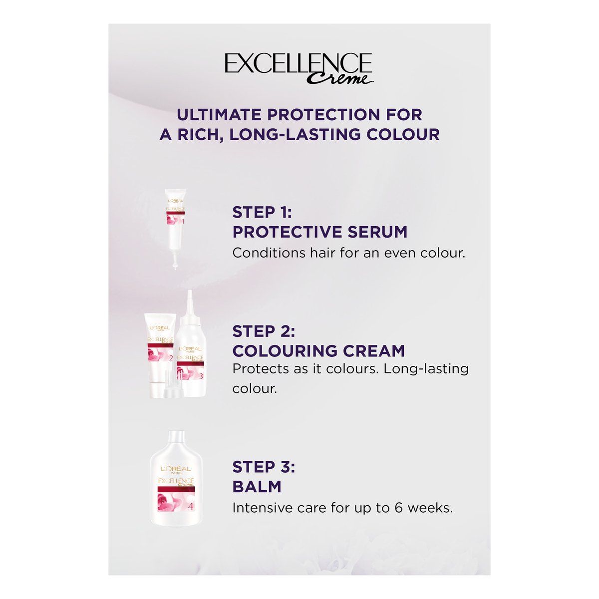 GETIT.QA- Qatar’s Best Online Shopping Website offers L'OREAL PARIS EXCELLENCE CREME COLOR 6.7 CHOCOLATE BROWN 1 PKT at the lowest price in Qatar. Free Shipping & COD Available!