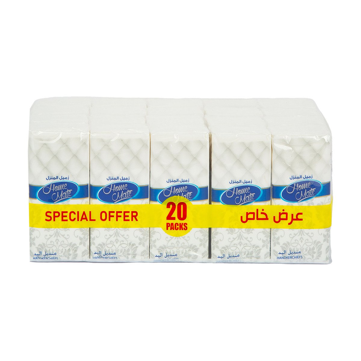 GETIT.QA- Qatar’s Best Online Shopping Website offers HOME MATE POCKET TISSUE 20 X 10 SHEETS at the lowest price in Qatar. Free Shipping & COD Available!