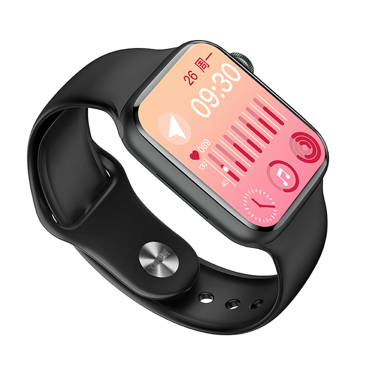 GETIT.QA- Qatar’s Best Online Shopping Website offers HOCO SMART WATCH, 1.96 INCHES, BLACK, Y12 at the lowest price in Qatar. Free Shipping & COD Available!