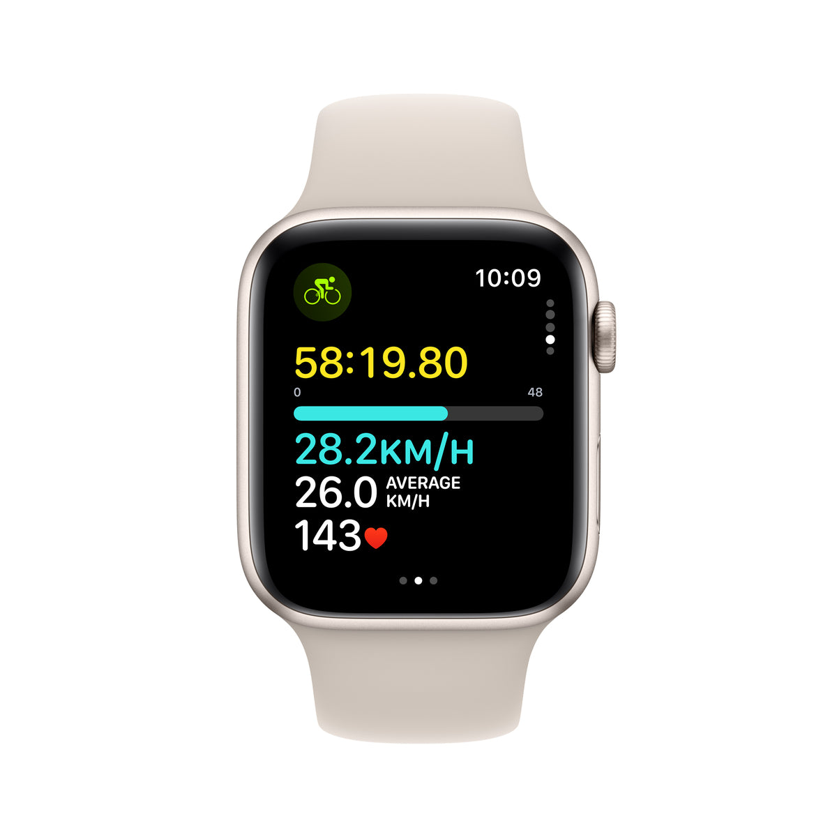 GETIT.QA- Qatar’s Best Online Shopping Website offers APPLE WATCH SE GPS, STARLIGHT ALUMINIUM CASE WITH STARLIGHT SPORT BAND, 44 MM, S/M, MRE43 at the lowest price in Qatar. Free Shipping & COD Available!