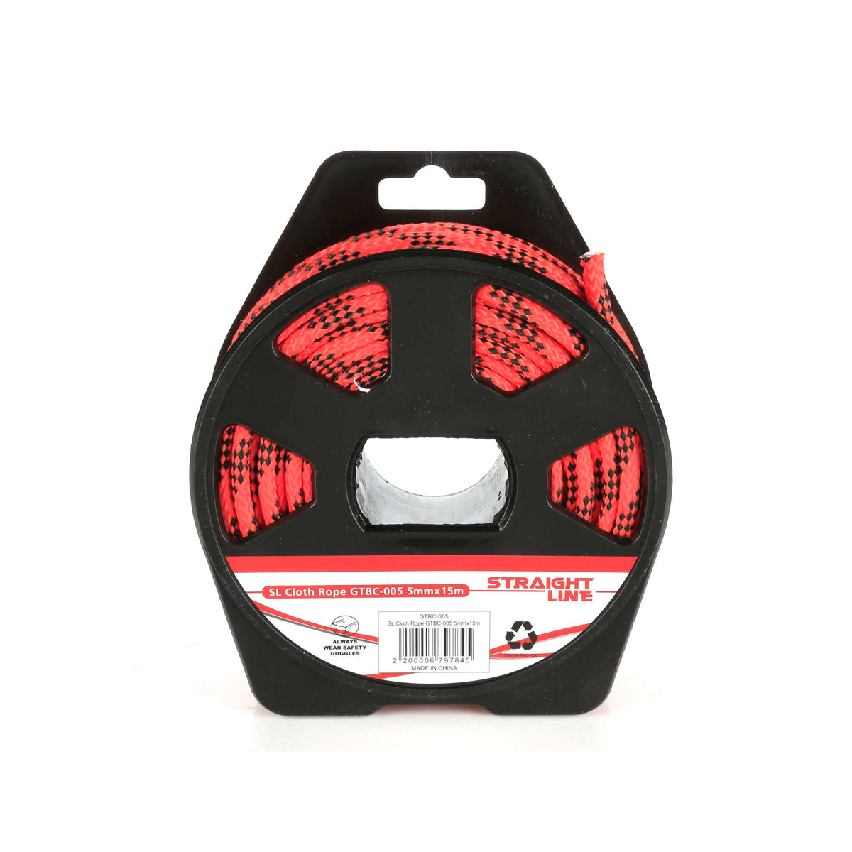 GETIT.QA- Qatar’s Best Online Shopping Website offers STRAIGHT LINE CLOTH ROPE-- 5 MM X 15 M-- GTBC-005 at the lowest price in Qatar. Free Shipping & COD Available!