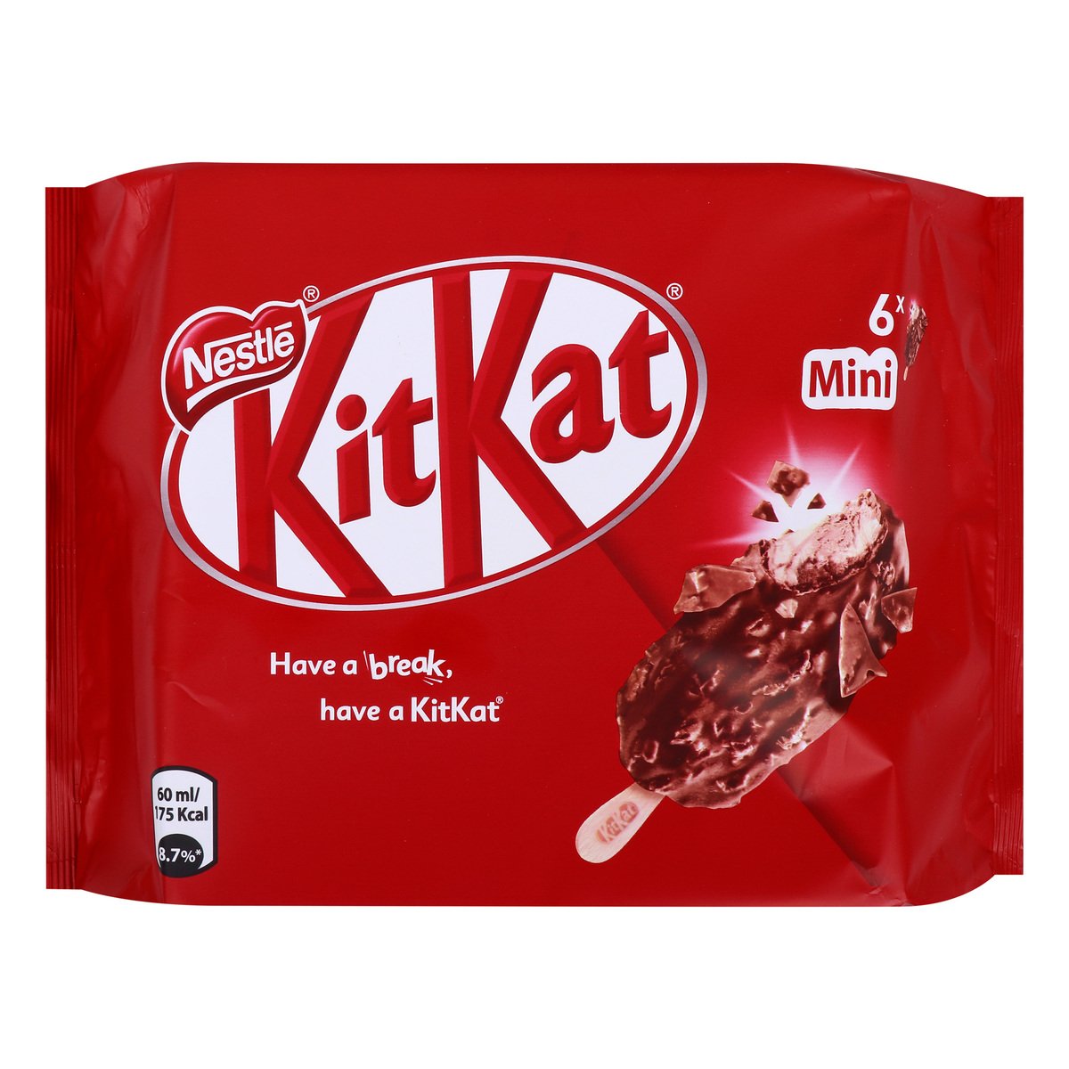 GETIT.QA- Qatar’s Best Online Shopping Website offers NESTLE KITKAT MINI ICE CREAM STICK 60 ML 5+1 at the lowest price in Qatar. Free Shipping & COD Available!
