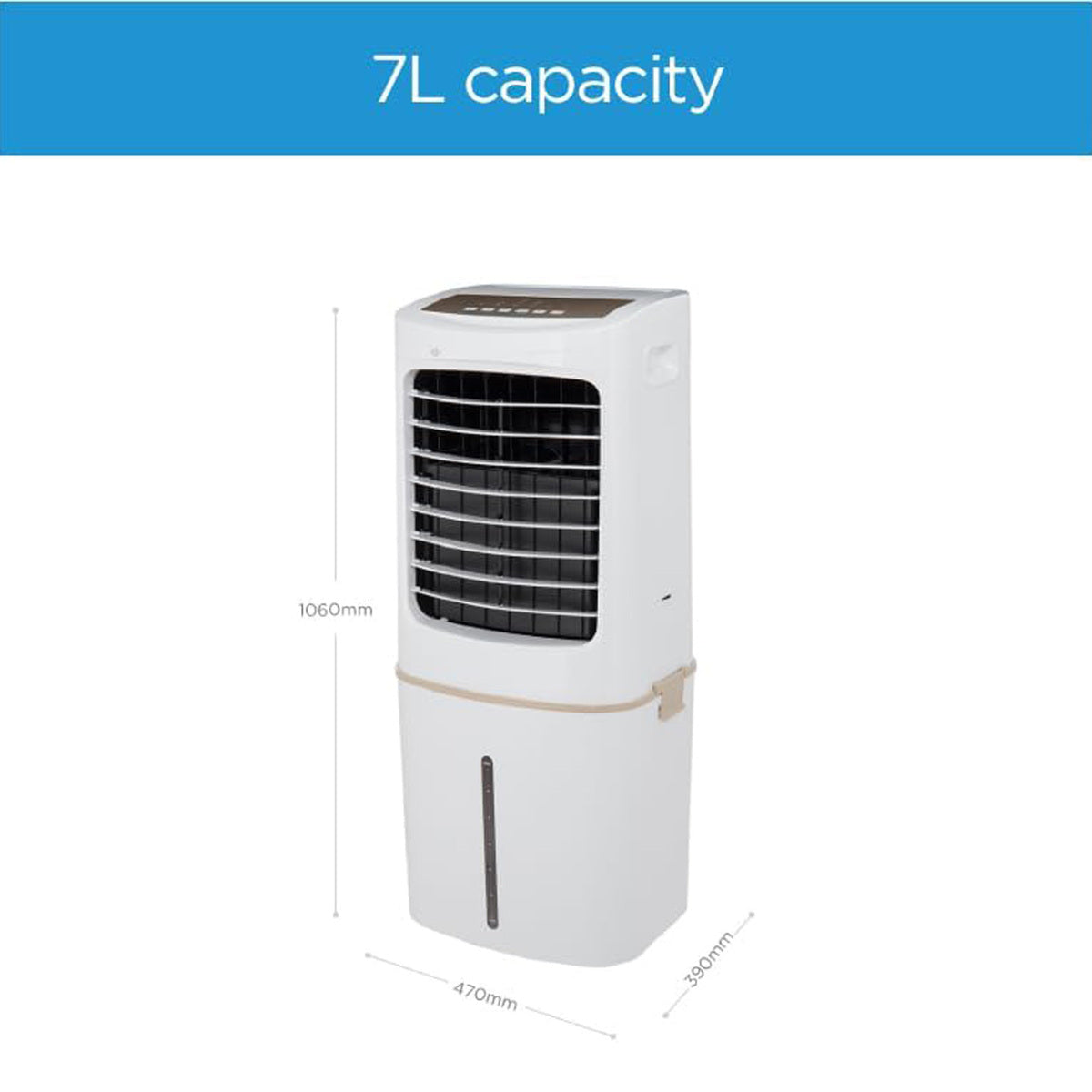 GETIT.QA- Qatar’s Best Online Shopping Website offers MIDEA AIR COOLER WITH REMOTE CONTROL, 50 L, AC200-17JR at the lowest price in Qatar. Free Shipping & COD Available!