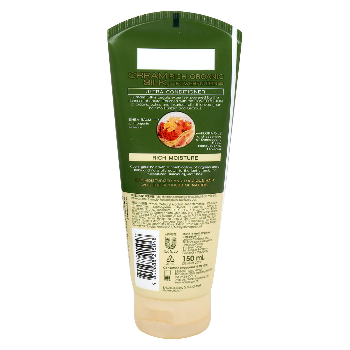 GETIT.QA- Qatar’s Best Online Shopping Website offers CREAM SILK RICH ORGANIC POWERFUSION RICH MOISTURE ULTRA CONDITIONER 150 ML at the lowest price in Qatar. Free Shipping & COD Available!