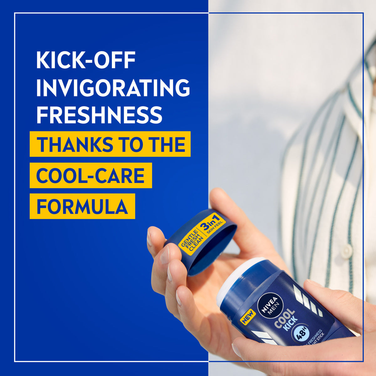 GETIT.QA- Qatar’s Best Online Shopping Website offers NIVEA MEN DEODORANT STICK COOL KICK 50 ML at the lowest price in Qatar. Free Shipping & COD Available!