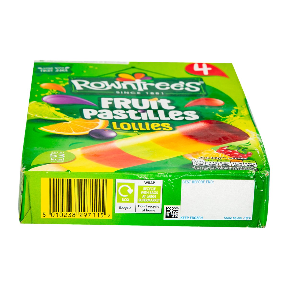 GETIT.QA- Qatar’s Best Online Shopping Website offers ROWNTREES FRUIT PASTILLES LOLLIES ICE CREAM 4 X 65 ML at the lowest price in Qatar. Free Shipping & COD Available!