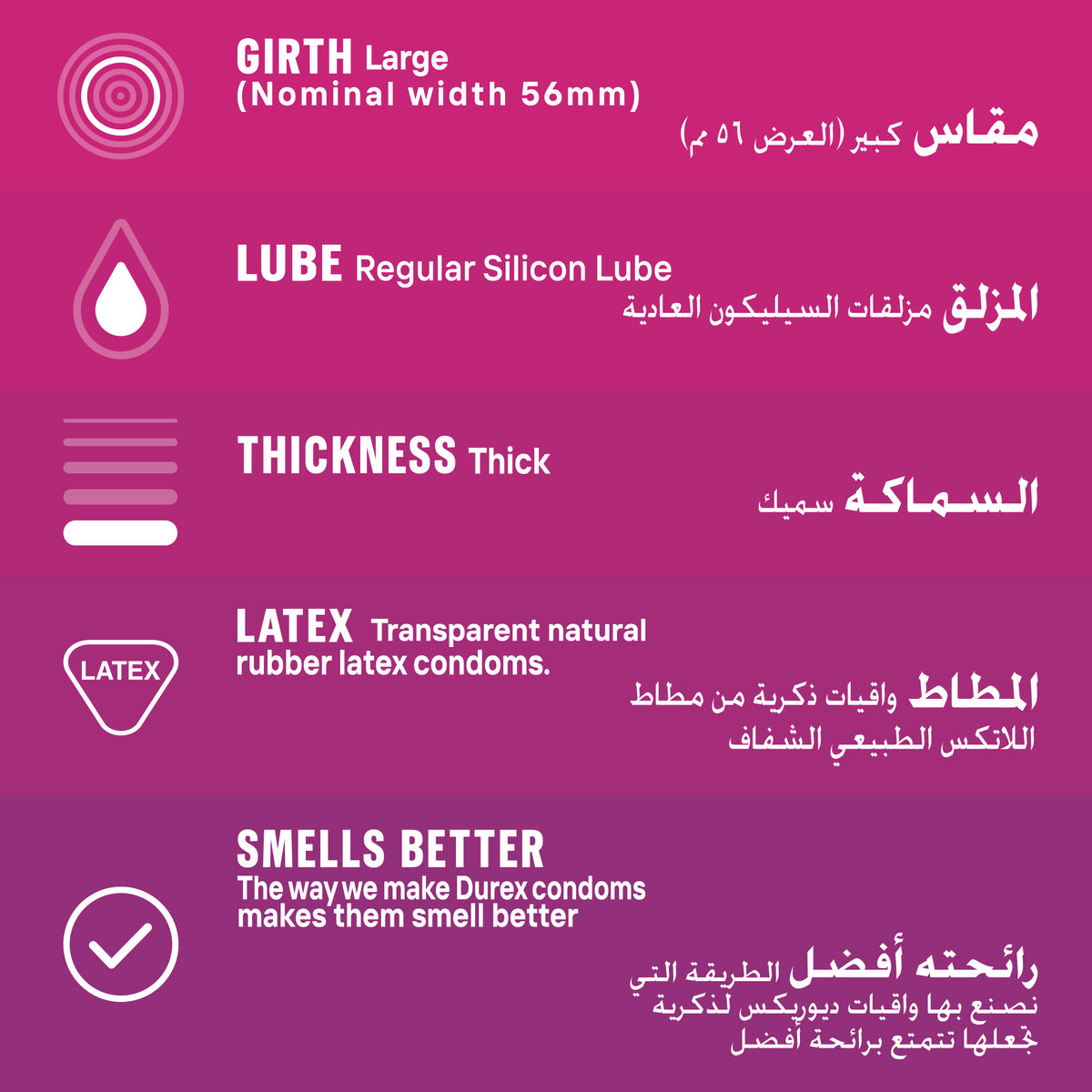 GETIT.QA- Qatar’s Best Online Shopping Website offers DUREX INTENSE PLEASURE CONDOM 6 PCS at the lowest price in Qatar. Free Shipping & COD Available!