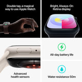 GETIT.QA- Qatar’s Best Online Shopping Website offers APPLE WATCH SERIES 9 GPS, MIDNIGHT ALUMINIUM CASE WITH MIDNIGHT SPORT BAND, 41 MM, M/L, MR8X3QA/A at the lowest price in Qatar. Free Shipping & COD Available!