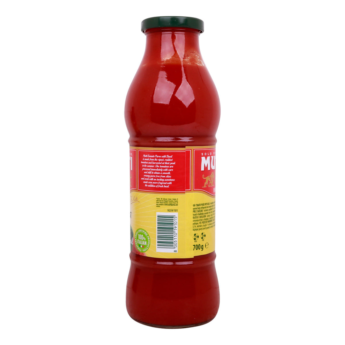 GETIT.QA- Qatar’s Best Online Shopping Website offers MUTTI TOMATOPUREE W/BASIL 700G at the lowest price in Qatar. Free Shipping & COD Available!