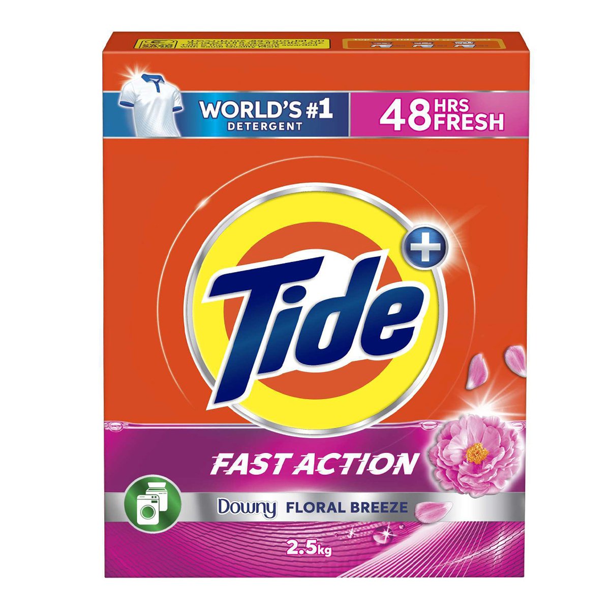 GETIT.QA- Qatar’s Best Online Shopping Website offers TIDE FAST ACTION DOWNY FLORAL BREEZE WASHING POWDER 2 X 2.5 KG
 at the lowest price in Qatar. Free Shipping & COD Available!