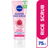 GETIT.QA- Qatar’s Best Online Shopping Website offers NIVEA GLOWING FACE RICE SCRUB ORGANIC RASPBERRY 75 ML at the lowest price in Qatar. Free Shipping & COD Available!