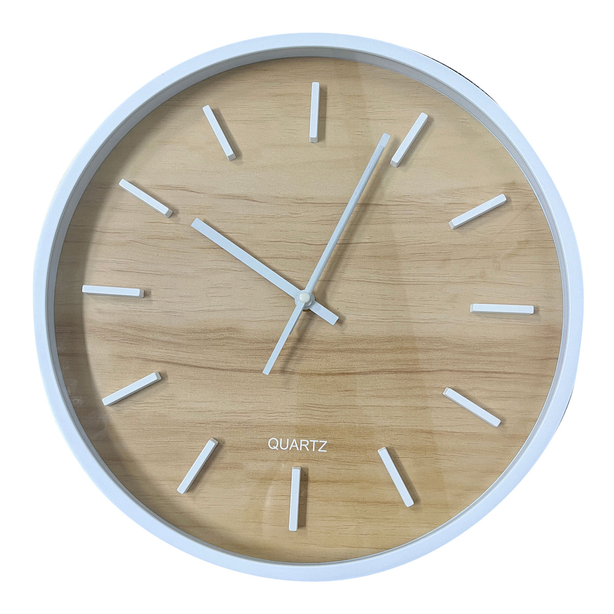GETIT.QA- Qatar’s Best Online Shopping Website offers MAPLE LEAF HOME PLASTIC WALL CLOCK, WOODEN COLOR FINISH, 35 CM, BP-R1402W at the lowest price in Qatar. Free Shipping & COD Available!