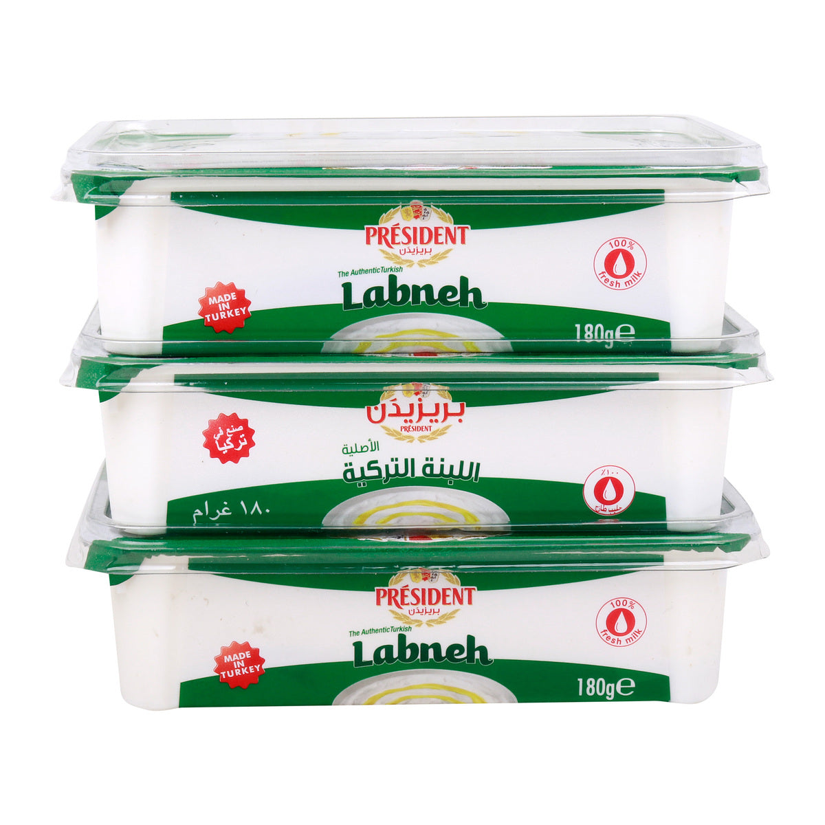 GETIT.QA- Qatar’s Best Online Shopping Website offers PRESIDENT LABNEH 180G 3S PO at the lowest price in Qatar. Free Shipping & COD Available!