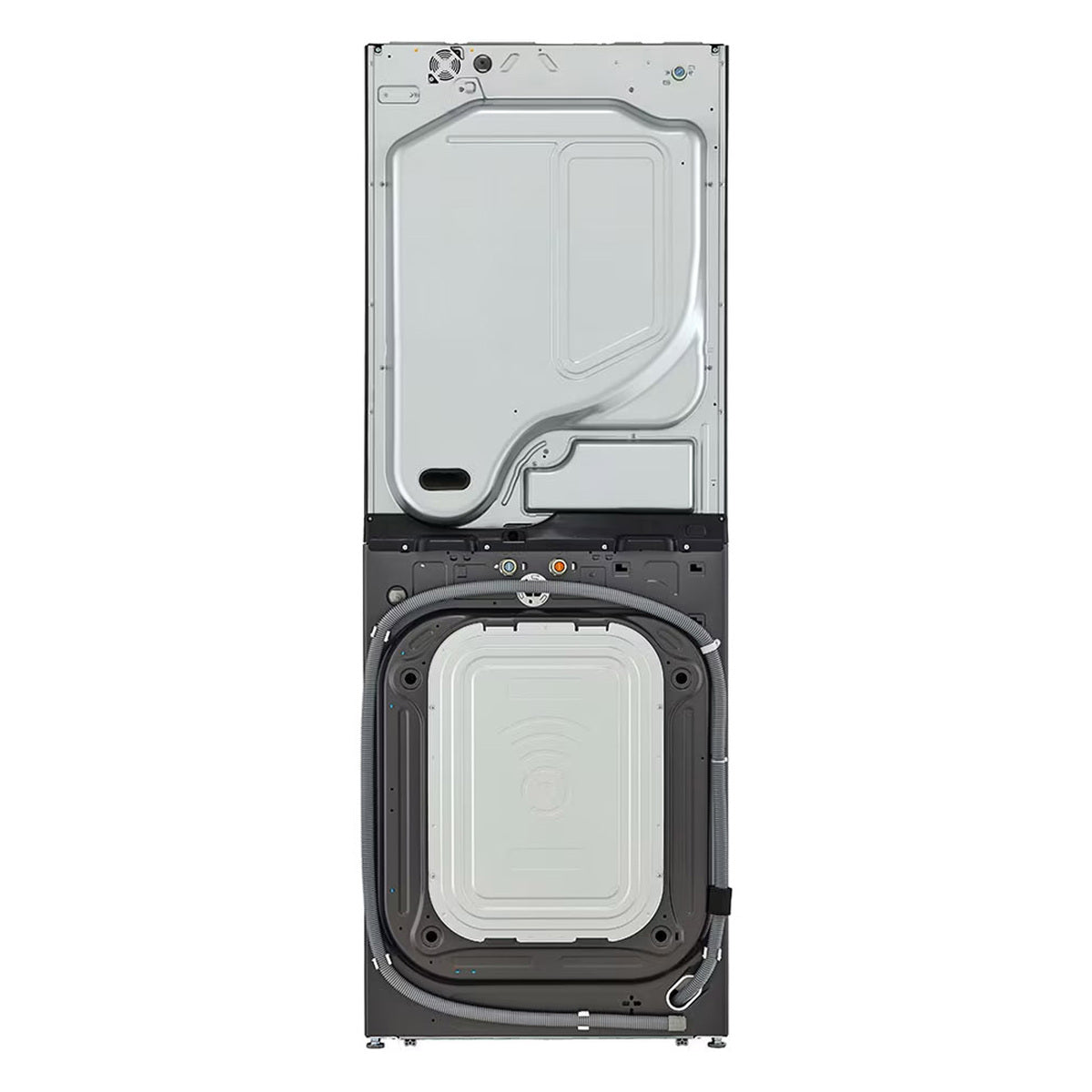 GETIT.QA- Qatar’s Best Online Shopping Website offers LG 27" WASH TOWER, 19/16 KG, 1100 RPM, BLACK STEEL, W1S1CVK2EHM at the lowest price in Qatar. Free Shipping & COD Available!